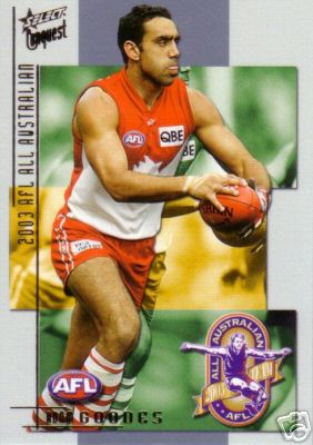 2004 Select Conquest All Australian Adam Goodes AA16 - Click Image to Close