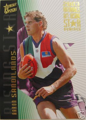 2004 Select Ovation Rising Star Nominee Aaron SANDILANDS RSN14 - Click Image to Close