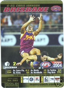 2004 AFL Teamcoach Gold Card G-94 Mark Stevens