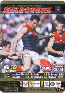 2004 AFL Teamcoach Gold Card G-94 Mark Stevens - Click Image to Close