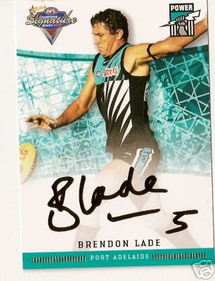 2007 Select Champions Gold Foil Sig FS61 Brendon LADE (Port) - Click Image to Close