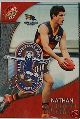 2007 Select AFL Supreme All Australian AA1 Nathan Bassett - Click Image to Close