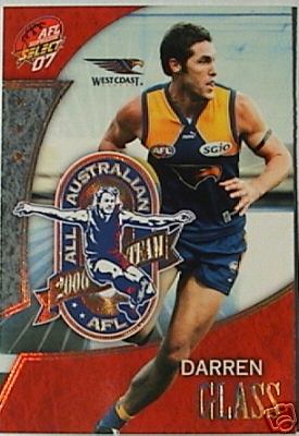 2007 Select AFL Supreme All Australian AA2 Darren Glass