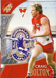 2007 Select AFL Supreme All Australian AA4 Craig Bolton - Click Image to Close