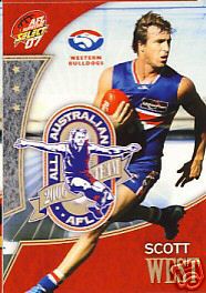 2007 Select AFL Supreme All Australian AA8 Scott West - Click Image to Close