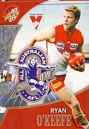 2007 Select AFL Supreme All Australian AA12 Ryan O'Keefe - Click Image to Close