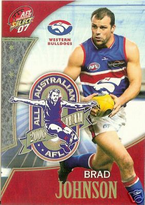 2007 Select AFL Supreme All Australian AA13 Brad Johnson