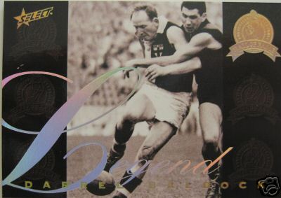 2007 Select AFL Supreme HOF Legend Card LGD16 Darrel Baldock - Click Image to Close