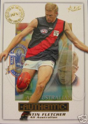 2001 Select AFL Authentic All Australian AA13 Dustin Fletcher