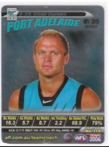 2006 AFL Teamcoach Silver Card #023 Chad CORNES (Port)