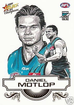2008 Select Champions Sketch Card SK22 Daniel MOTLOP (Port)