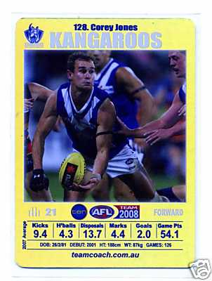 AFL 2008 Teamcoach Gold #143 Barry HALL (Syd)