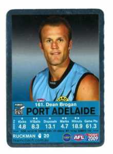 AFL 2009 Teamcoach Silver 01 FF Nathan BOCK (Adel) - Click Image to Close