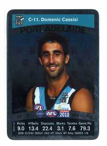 AFL 2010 Teamcoach Silver Captain C-11 Domenic CASSISI (Port)