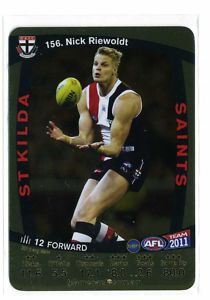 2017 Select A-Graders Card Nick Riewoldt  AG44 