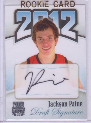 2012 Draft Prospects DRAFT SIGNATURE DS-18 Jackson PAINE - Click Image to Close