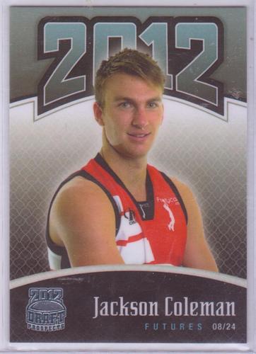 2012 Draft Prospects FUTURES FUT-17 Jackson COLEMAN - Click Image to Close