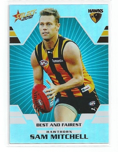 2012 Select Champions Best and Fairest BF9 Sam MITCHELL (Haw) - Click Image to Close