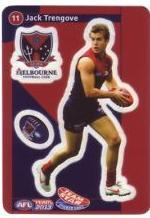 AFL 2013 Teamcoach Team Star Stickers 11 Jack TRENGOVE (Melb)