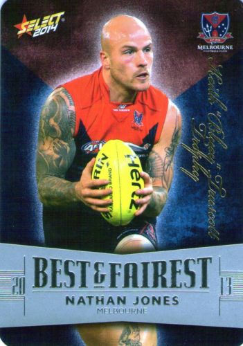 2014 Select Champions Best and Fairest BF11 Nathan JONES (Melb) - Click Image to Close