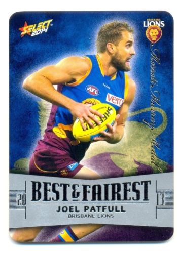 2014 Select Champions Best and Fairest BF2 Joel PATFULL (Bris)