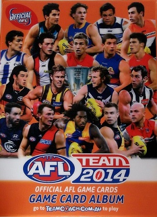 AFL 2014 Teamcoach ALBUM (includes Bonus Footy Pointers)