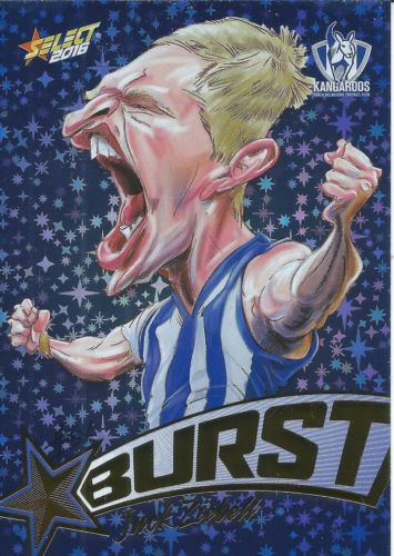 2016 Select Footy Stars Starburst Blue SP48 Jack ZEIBELL (NM) - Click Image to Close