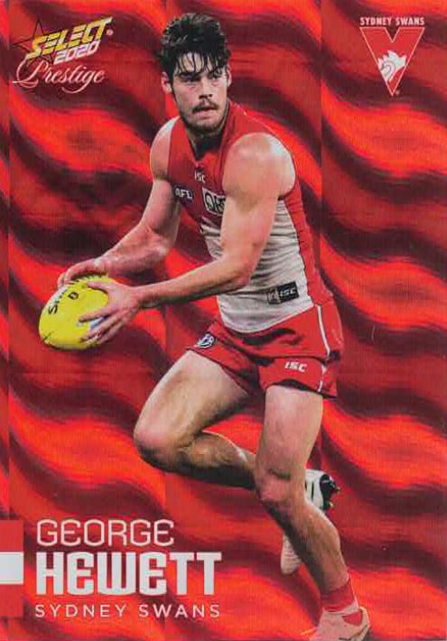 2020 Select Prestige Red Parallel 171 George HEWETT (Syd) #044