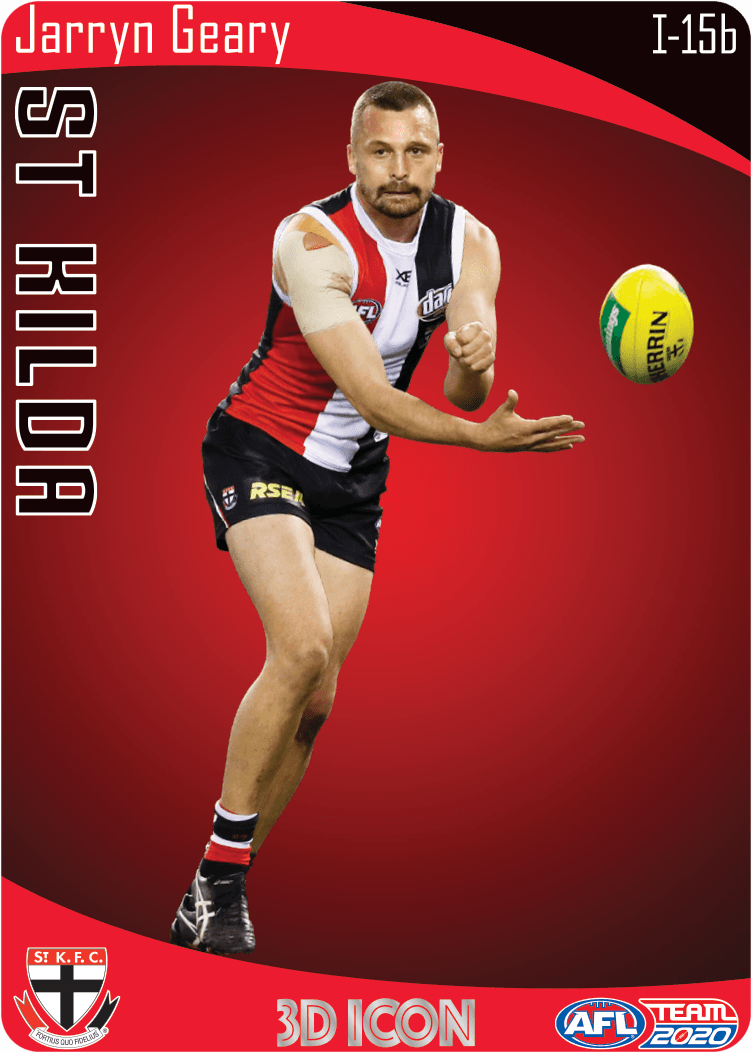 2020 Teamcoach 3D Icon Card I-15b Jarryn GEARY (StK) - Click Image to Close