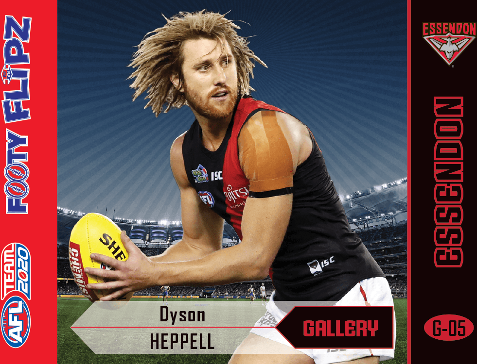 2020 Teamcoach Footy Flipz G-05 Dyson HEPPELL (Ess)