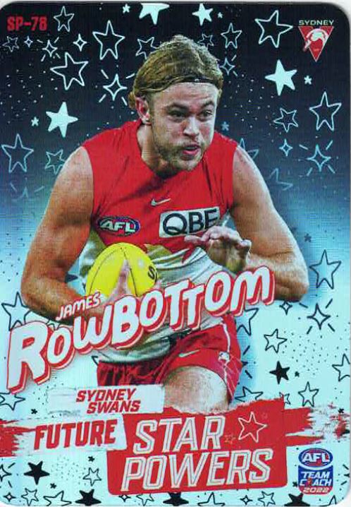 2022 Teamcoach Star Powers Silver SP-76 James ROWBOTTOM (Syd) - Click Image to Close