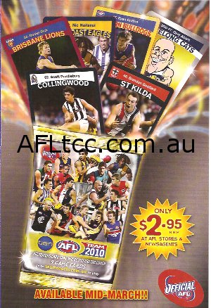 AFL 2010 Teamcoach Best & Fairest BF-04 Dane SWAN (Coll)