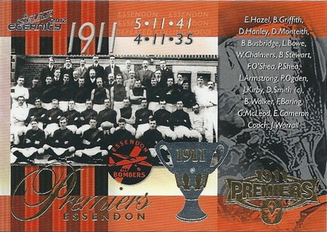 Premiership Commemorative Cards