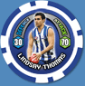 2009 Topps AFL Chipz Common Lindsay THOMAS (NM) - Click Image to Close