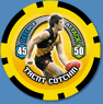 2009 Topps AFL Chipz Common Trent COTCHIN (Rich) - Click Image to Close