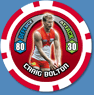 2009 Topps AFL Chipz Common Craig BOLTON (Syd) - Click Image to Close