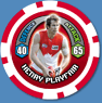 2009 Topps AFL Chipz Common Henry PLAYFAIR (Syd)