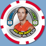 2009 Topps AFL Chipz Best and Fairest Jarrad McVEIGH (Syd) - Click Image to Close