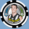 2009 Topps AFL Chipz Best and Fairest Dane SWAN (Coll)