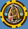2009 Topps AFL Chipz Common Grant BIRCHALL (Haw)