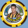 2009 Topps AFL Chipz Leading Goalkicker Lance FRANKLIN (Haw) - Click Image to Close
