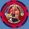 2009 Topps AFL Chipz Common Brad GREEN (Melb) - Click Image to Close