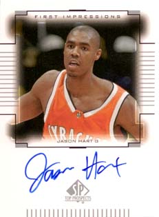 2000 SP Top Prospect First Impressions Signature JH Jason Hart