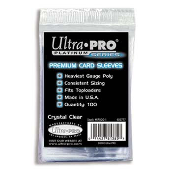 Ultra Pro Poly Sleeves (pack of 100)